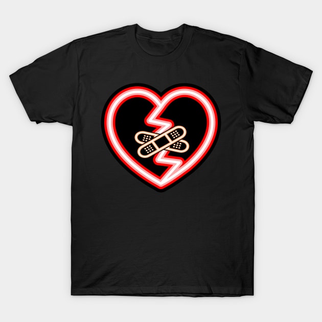 Broken Heart T-Shirt by CoreyUnlimited